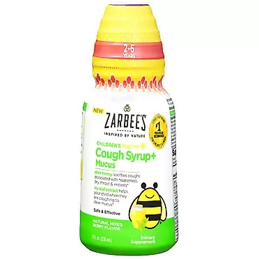 Zarbee's Kid's Cough + Mucus Day- 8oz