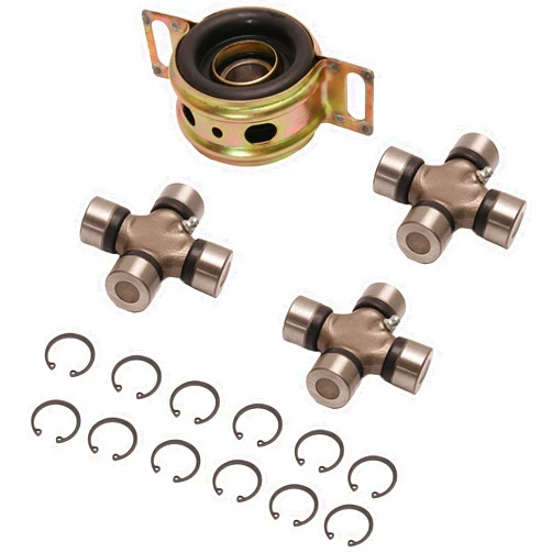 JAVOUKA 372300K040 Drive Shaft Center Support Bearing + 5-213X U-Joints Set Compatible with Toyota Tacoma 2WD 4WD 2005-2015