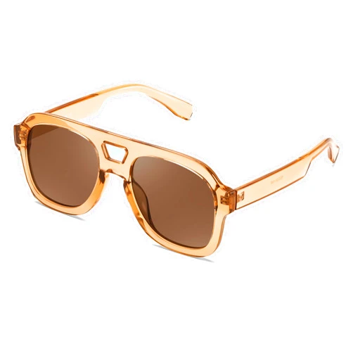 FEISEDY Vintage Aviator Sunglasses Double Bridge Women Men Large Square Thick Frame Trendy Eyewear UV400 B2846