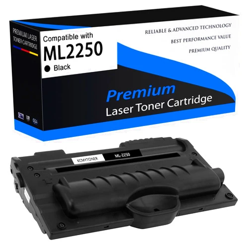 KCMYTONER Compatible Toner Cartridge Replacement for Samsung ML2250 use in ML-2250 ML-2251N ML-2251NP ML-2251W ML-2252W Laser Printer (Black, 1 Pack)