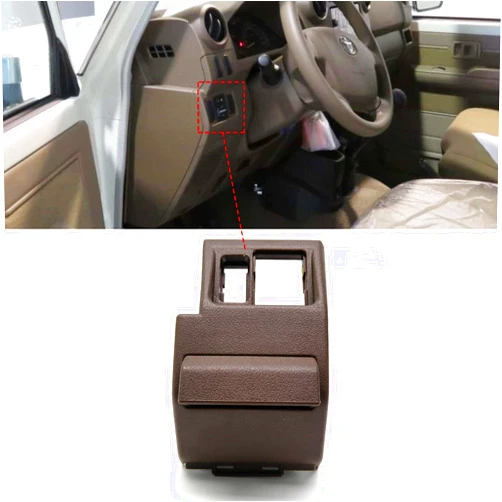 Yipmotiv Replace Brown Driver Side Organizer Drink Coffee Cup Holder for Toyota Land Cruiser 70 Series FJ70 FJ76 FJ77 FJ78 FJ79 LC70 LC71 LC76 LC77 LC79