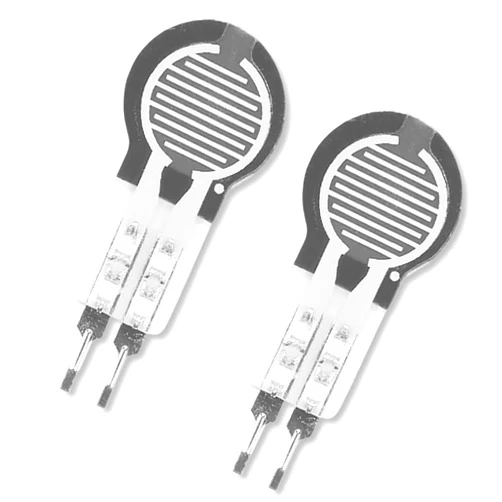 HuGuWdy Thin Film Pressure Sensor 2Pcs，20g-2Kg High Precise Force Sensitive Resistor Force Sensor Resistance Type Force Sensing Resistor for DIY Industrial Precise Measurement Control