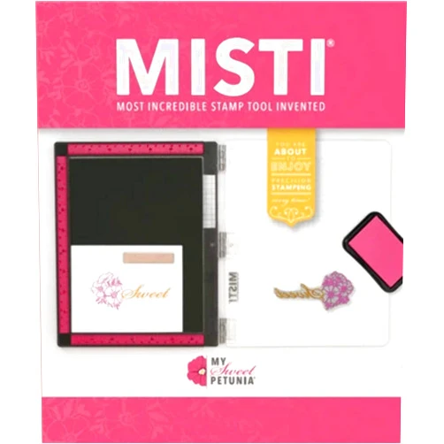 Misti Stamp Tool Original Size Stamp Positioner (2020 Version); Includes Bar Magnet and Foam Pad; The Most Incredible Stamp Tool Invented