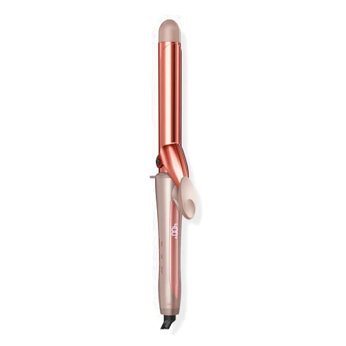 Generic Titanium Curling Iron Luxe Series | Rose Gold | Professional Hair Styling Tool for Salon-Quality Curls | Fast Heating | Adjustable Temperature | Enhanced Shine and Durability | 1