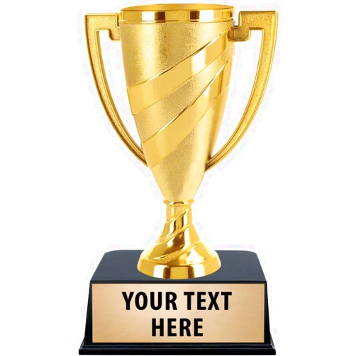 Crown Awards Gold Cup Trophies with Custom Engraving, 6