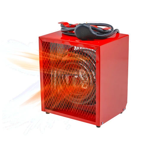 Comfort Zone Electric Fan-Forced Industrial Garage, Workshop Utility Space Heater, Thermostat Control, Heavy Gauge Steel, Carry Handle, Rubber Feet, NEMA 6-30P, & Overheat Protection, 4,800W, CZ290