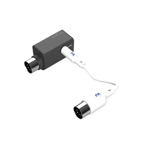 PAINTAUDIO Paint Audio Wireless MIDI Adapter, MIDI Mate Ultra Low Latency Adapter for Synthesizer Digital Wind Guitar Pedal Digital Piano Keyboard to MIDI Devices, Mac OS/iOS Devices