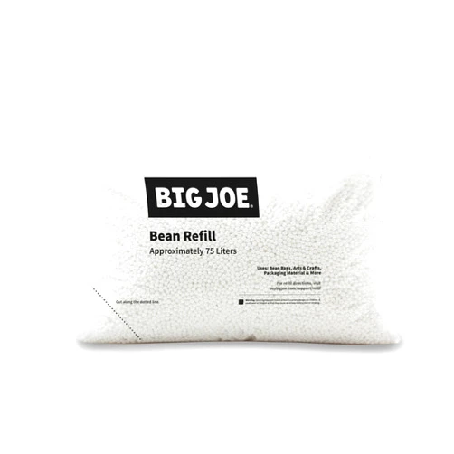 Big Joe Bean Refill, Polystyrene Beans for Bean Bags or Crafts, 75 Liters