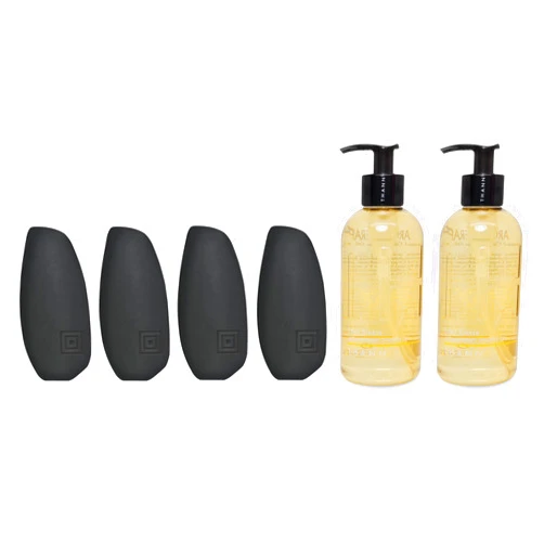KHAOKHO THANN Rice Grain Soap Bar and Eden Breeze Shower Gel Set.