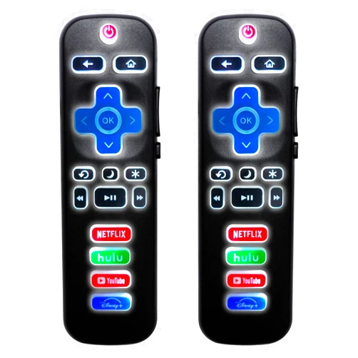 Generic New Universal TV Remote Compatible Only for R-ku TVs Remote,Compatible for TCL R-ku/Hisense R-ku/Onn R-ku TVs (Not for R-ku Stick and Box) (Pack of 2)