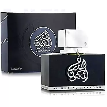 Lattafa Perfumes Al Dur Al Maknoon Silver 100 ml EDP by Lattafa Perfumes Spray Fruity Smoky
