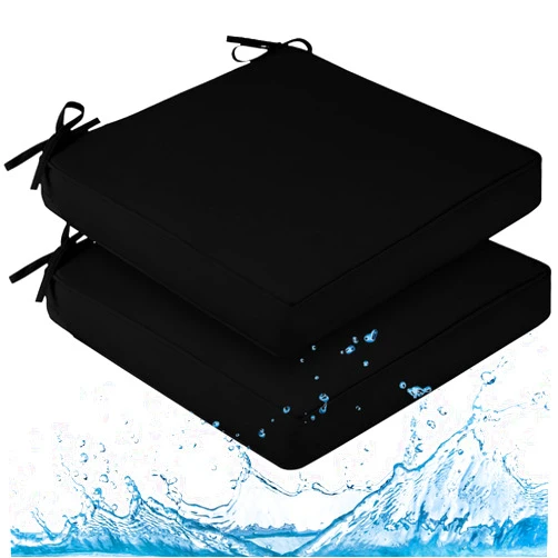 downluxe Waterproof Outdoor Chair Cushions for Patio Furniture, 18