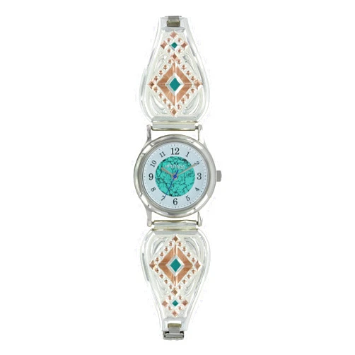 Montana Silversmiths Two Tone Southwestern Beats Expansion Watch
