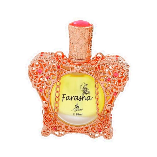 KHADLAJ PERFUMES Farasha Atyaab Concentrated Perfume Oil for Unisex, 0.9 Ounce