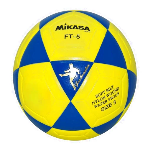 MIKASA Unisex Adult Footvolleyball Blue/Yellow, 5