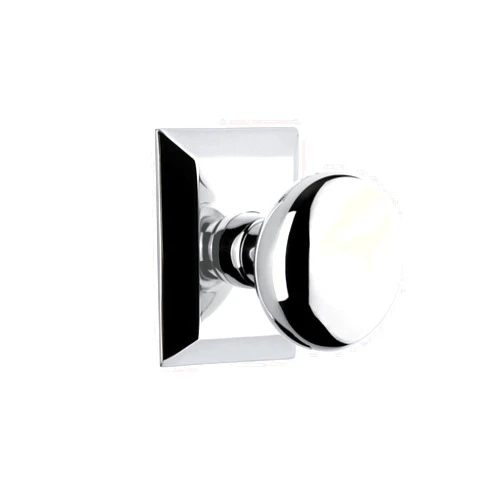 Grandeur Fifth Avenue Square Rosette with Fifth Avenue Knob