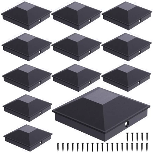 Goovilla 4x4 Post Caps Black(Actual 3.5