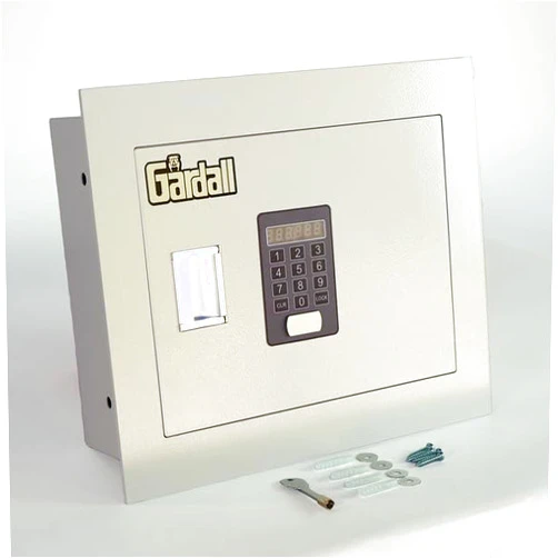 Gardall IW1314-T-E 4 inch Concealed Wall Safe with Electronic Lock, Tan