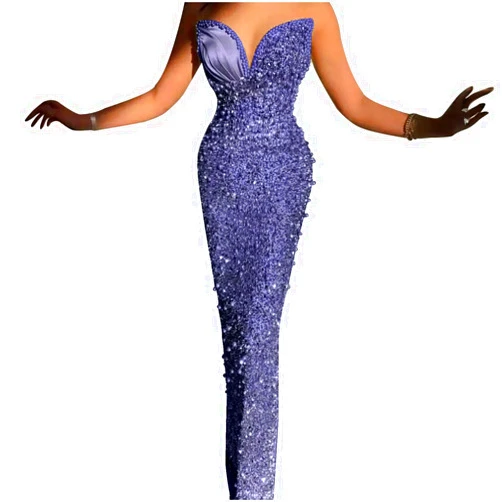 Lowime Beaded Embroidered Evening Gowns Deep V Mermaid Dresses Prom Slim Fit Gowns
