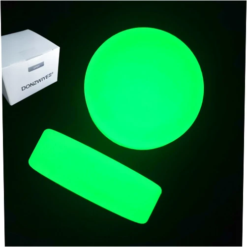 DONZWIYES Ice Hockey Puck Glow in The Dark Party Pucks Green Floor Puck for Youth Adults Outdoor Indoor Games and Ice Hockey and Roller Hockey Practicing Shooting and Handling Skills 2-Pack