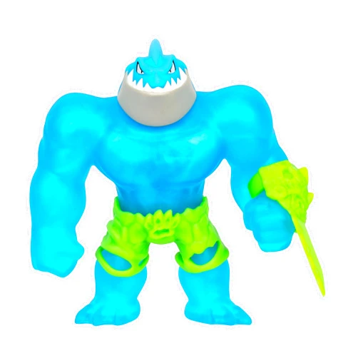 Heroes of Goo Jit Zu Meteor Madness, Stretchy Thrash Action Figure, with Unique Squishy Goo Filling & Meteor Battle Gauntlet, Sensory Toy That Stretch Up to 3X Its Size