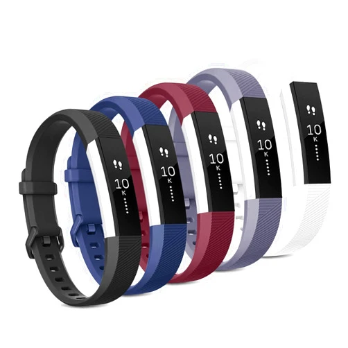 AK [5 Pack] Sport Bands Compatible with Fitbit Alta HR Bands and Fitbit Alta bands Women Men, Adjustable Classic Soft Silicone Replacement Wristbands Straps for Fitbit Alta HR/Fitbit Alta