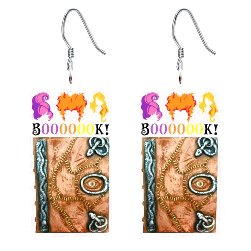 BooNique FOR MY UNIQUE BOO Spooky Halloween Witch Earrings, Witch Costume Accessories, Halloween Party Favors, Fun Merch, Halloween Gifts