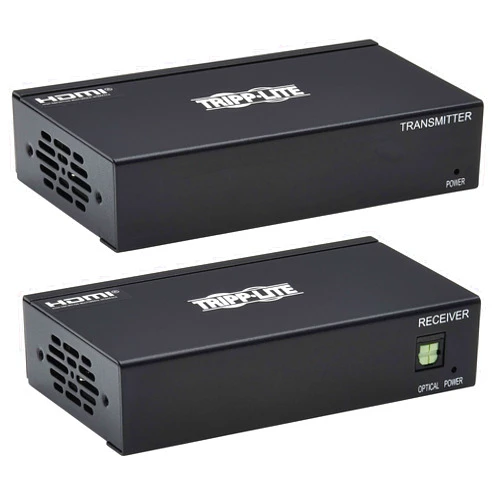 Tripp Lite HDMI Over Ethernet Cat6 Extender Kit Transmitter/Receiver - Up to 230 feet or 70.1 Meters - 4K 60Hz Video, HDR, PoC, TAA Compliant (B127A-2A1-BHBH)