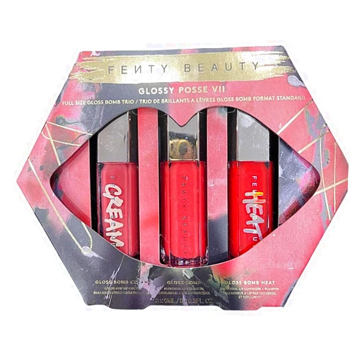 FENTY BEAUTY Glossy Posse VII Full-Size Gloss Bomb Trio