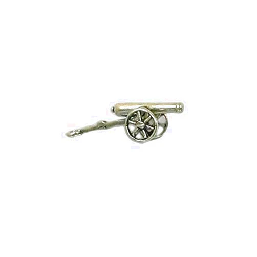 Wholesale Charms Sterling Silver 3-D Gettysburg Cannon Charm Jewelry Making Supply, Pendant, Charms, Bracelet, DIY Crafting