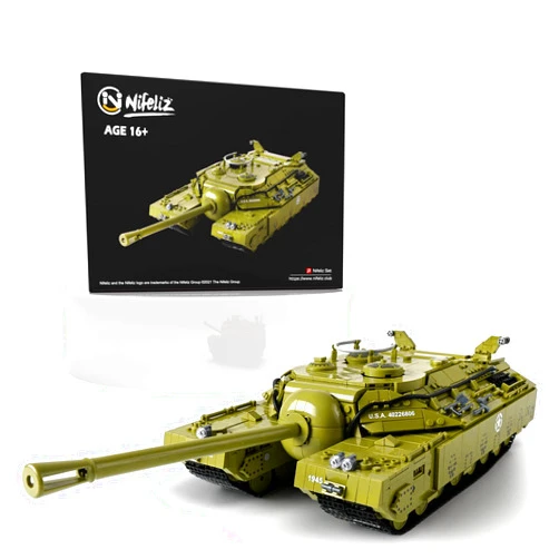 Nifeliz T28 Super Heavy Tank Model Toy for Adults, Collectible Military Building Display Set, A WW2 Army Tank Display Piece (2,986 Pieces)
