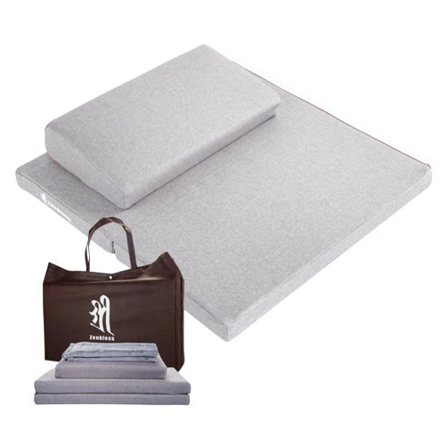 ZenBless Zafu and Zabuton Meditation Cushion Set,Yoga Meditation Floor Pillow,Large Square Meditation Mat and Pillow Set for Sitting on Floor(23.6