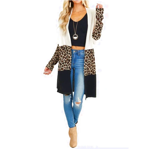 Lacozy Women's Open Front Long Cardigan Draped Snap Buffalo Plaid Shirt Kimono Cardigan Knit Sweater