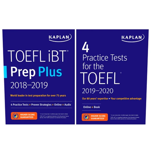 Kaplan Test Prep TOEFL Prep Set: 2 Books + Online (Kaplan Test Prep)