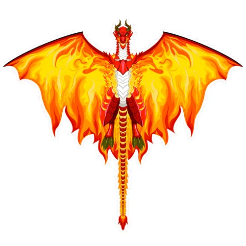 Crogift Dragon Kite for Adults, Kites for Kids Ages 4-8 8-12 Easy to Fly, Kids Kite for Boy Girls, Kite for Beginners, Large Kite for Beach Trip Park Family Outdoor Games and Activities