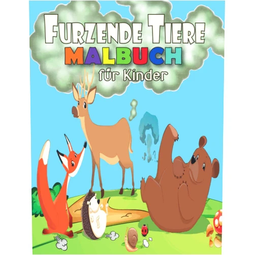 German Edition by Animally library (Author) Furzende Tiere Malbuch für Kinder: Niedliche und lustige furzende Tiere Malbuch für Kinder und Kleinkinder Im Alter von 4-8 Jahren zum Entspannen und Stressabbau. (German Edition)