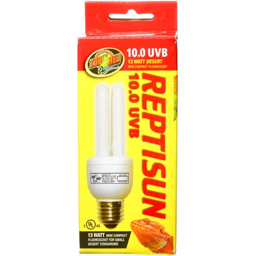 Zoo Med (2 Pack) Zoo Med Reptisun 10.0 Uvb Mini Compact Fluorescent