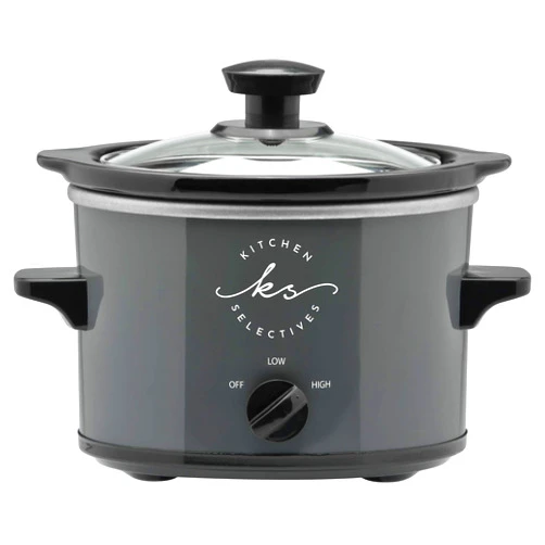 Kitchen Selectives 1.5 Qt Slow Cooker, Grey (SC-15GY)
