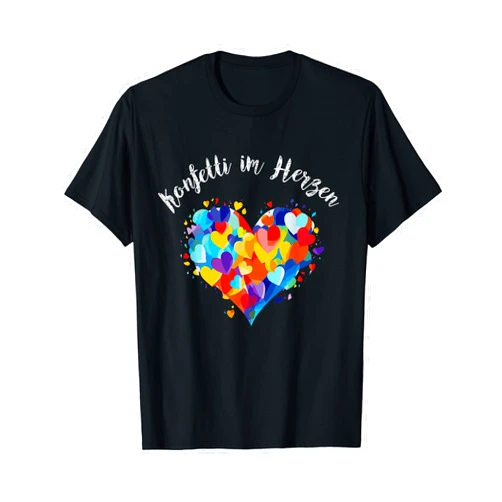 Köln Kölle Karneval Gebützt Alaaf Jeck Party Köln Kölle Karneval Gebützt Jeck Alaaf Party Konfetti Fest T-Shirt