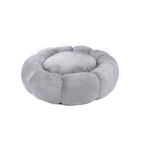 Sherry Kline Pets Daisy Round Donut Shape Calming Bed for Dogs and Cats 27
