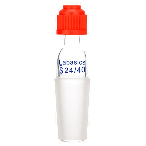 Labasics Thermometer Inlet Adapter with 24/40 Inner Joint, 80mm Height, for Distillation Apparatus