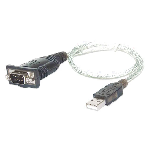 MANHATTAN USB to Serial Converter Connects One Serial Device to A USB Port (205146)