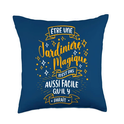 Idée Cadeau Original pour Jardinière Jardinage Jardinière Magique Femme Idee Cadeau Pour jardiniere Jardin Throw Pillow