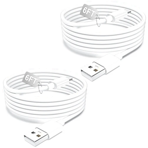 CHLANT Car Carplay Cable for iPhone 17 15 16, Apple USB to USB C Cable 6FT 2Pack Charger Cord Type C Charging C cable Charger Type C cable Apple Car play Cord for iphone 17 Air/17 16 15 Pro Max/Plus,iPad Air