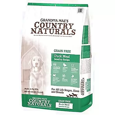 Grandma Mae's Country Naturals Grain Free Dry Dog Food Grain Free Duck 14 Pound (Pack of 1)