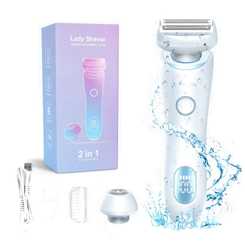 Misoce Electric Razors for Women Misoce Electric Shaver for Arm Face Legs Underarm IPX7 Cordless Bikini Trimmer with Detachable Head