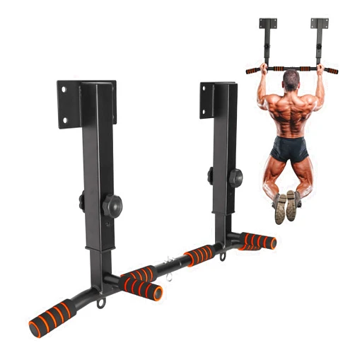 LTTGX Pull Up Bar Wall Mounted: Wall Adjustable Joist Mount Pull Up Bar & Chin Up Bar for Home Gym Workout Strength Training Equipment