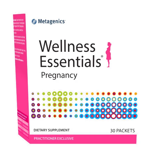 Metagenics Wellness Essentials Pregnancy - Prenatal, Pregnancy & Nursing Support* - with Omega-3 Fatty Acids - Folate & Antioxidants - Multivitamins for Women - 30 Packets