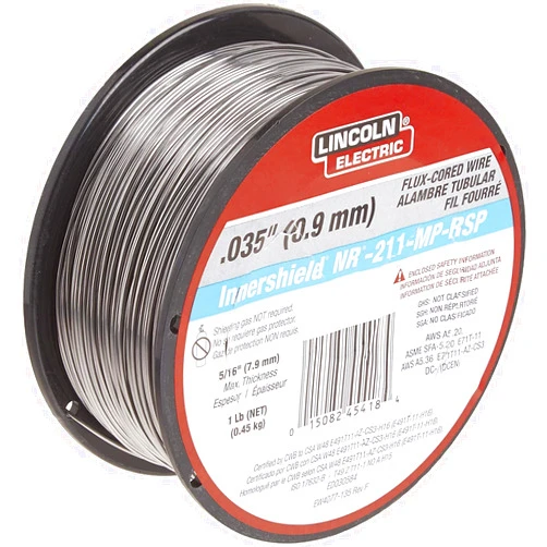 Lincoln Electric ED030584 Inner Shield NR-211 Flux-Core Welding Wire, .035-In. - Quantity 5