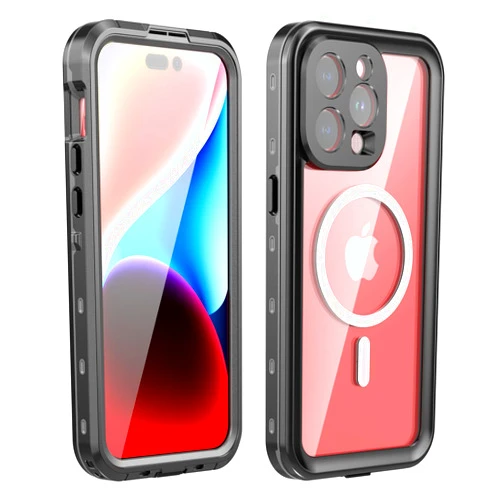 MONAMA Waterproof Case for iPhone 15 pro - Blue-Built in Screen Protector - [IP68 Underwater][6.6FT Military Dropproof]